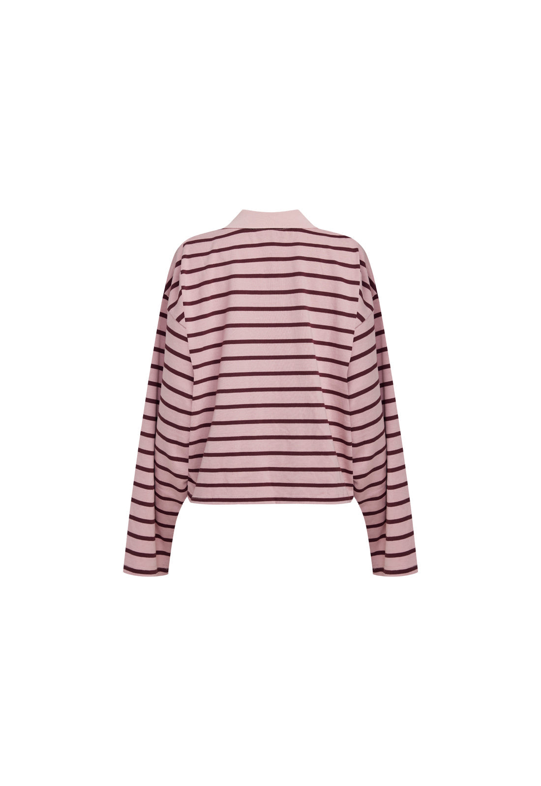 REBELS JERSEY - BURGUNDY BLUSH STRIPE