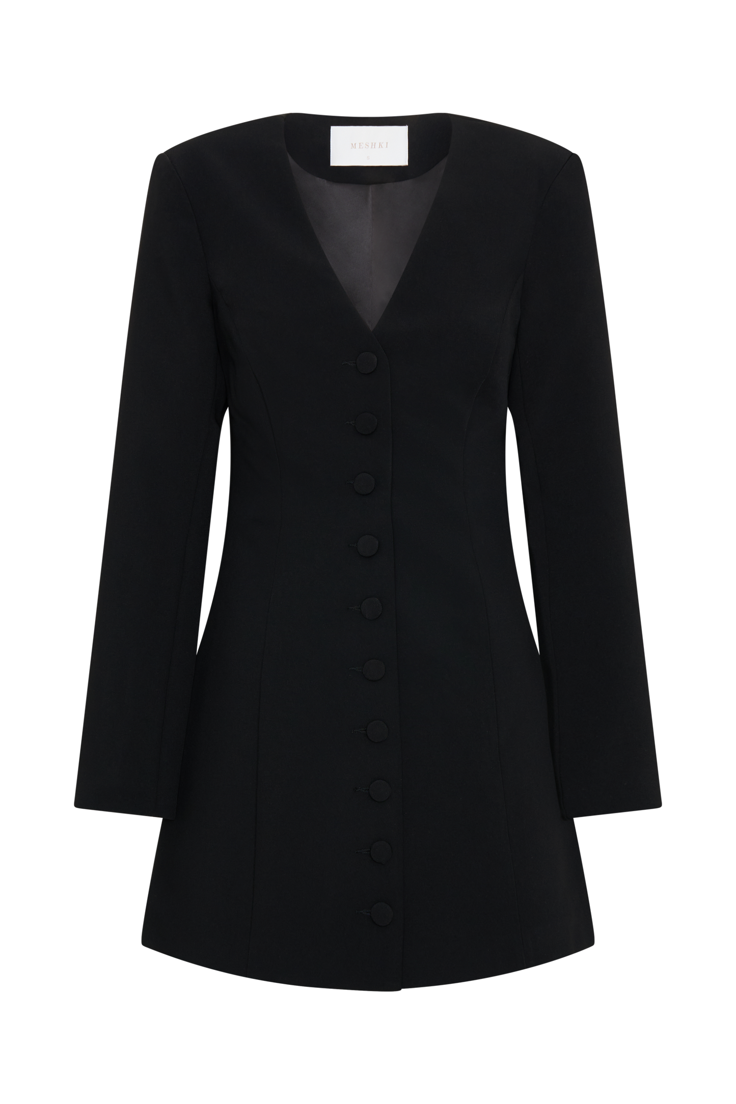 Hurley Long Sleeve Blazer Mini Dress - Black