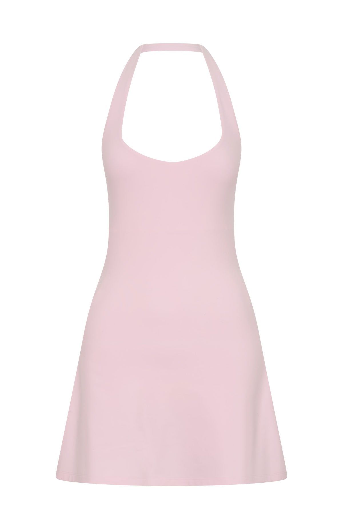 Hyper Halter Mini Dress Ballet Pink