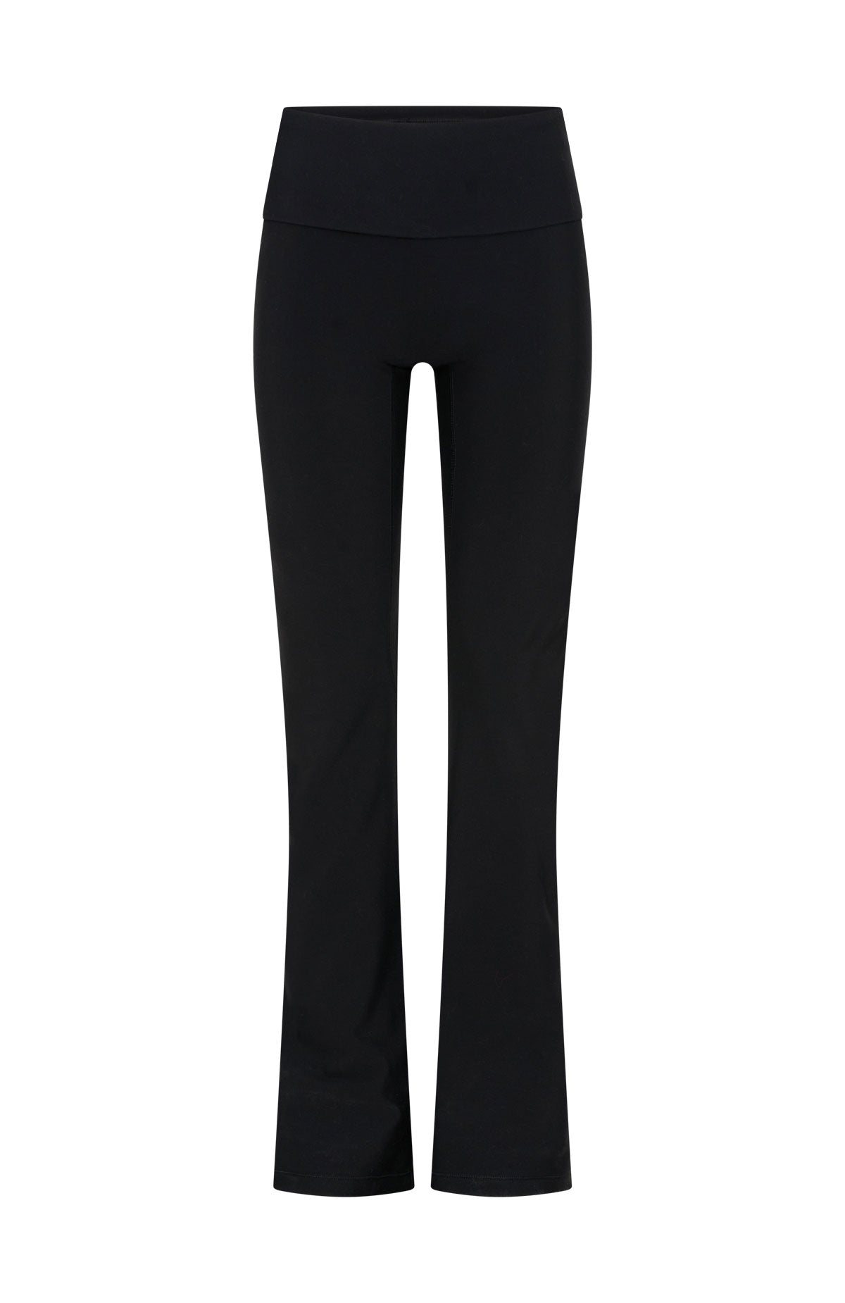 Progression Foldover Flare Leggings Black