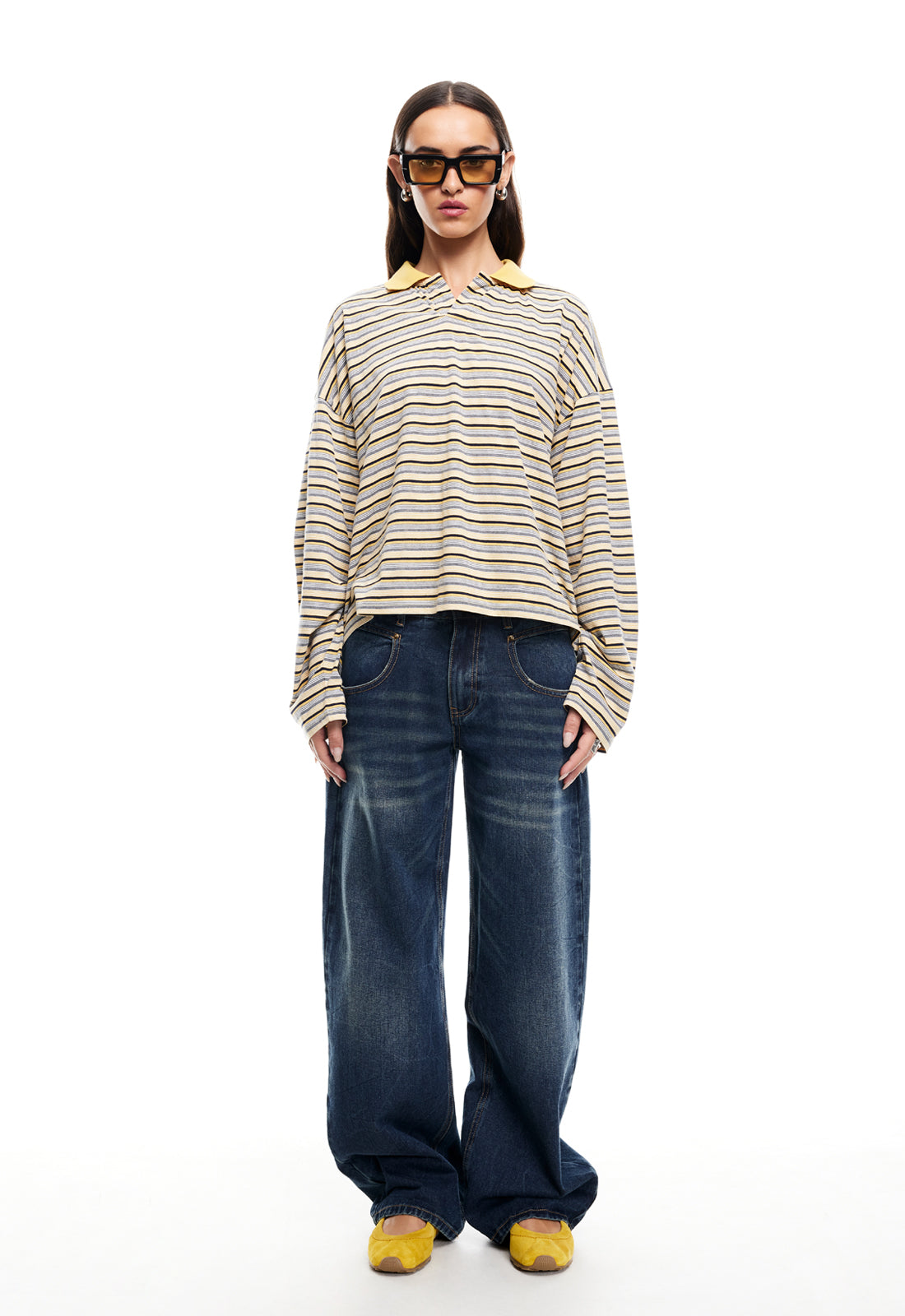 REBELS JERSEY  - YELLOW STRIPE