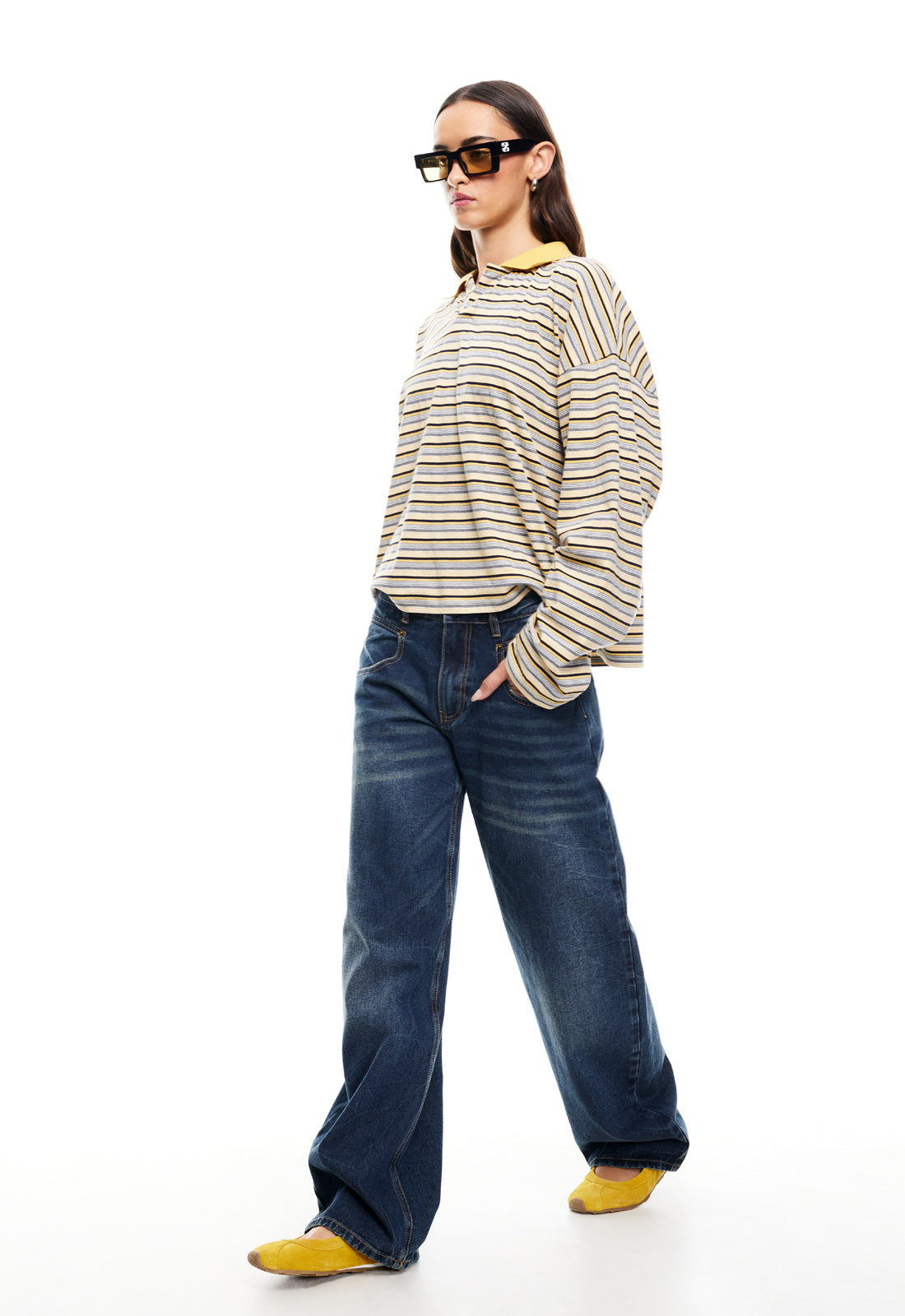 REBELS JERSEY  - YELLOW STRIPE