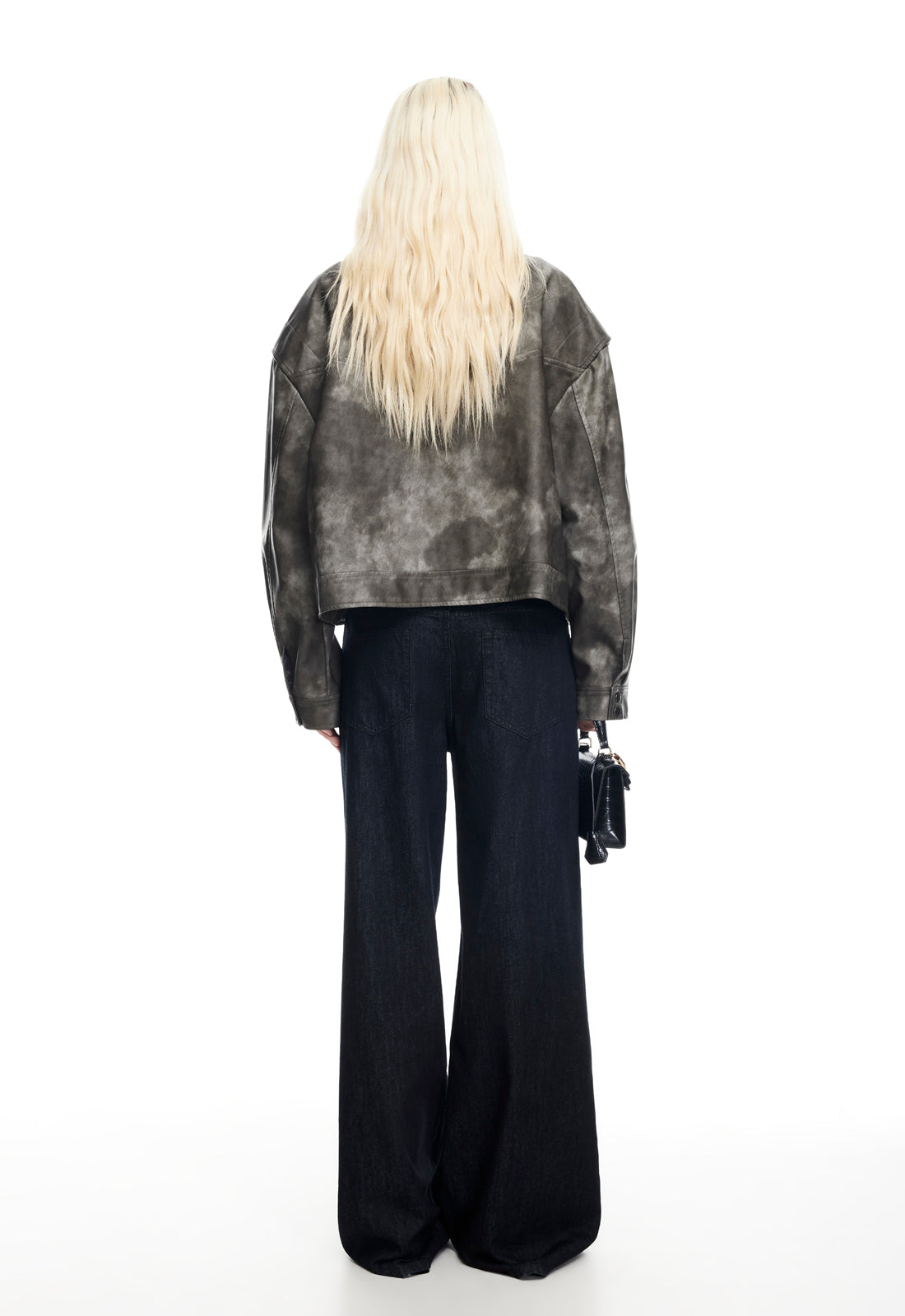 HAILEY BOMBER  - VINTAGE ONYX