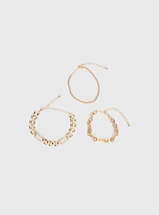 Mishy Bracelet Pack Gold