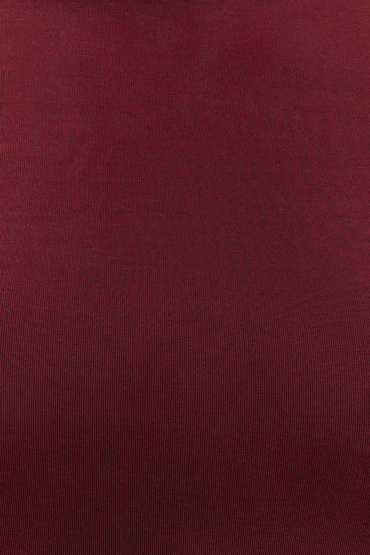Bridget Slinky Cowl Back Top - Burgundy