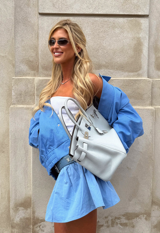 IT GIRL MINI DRESS - SKY