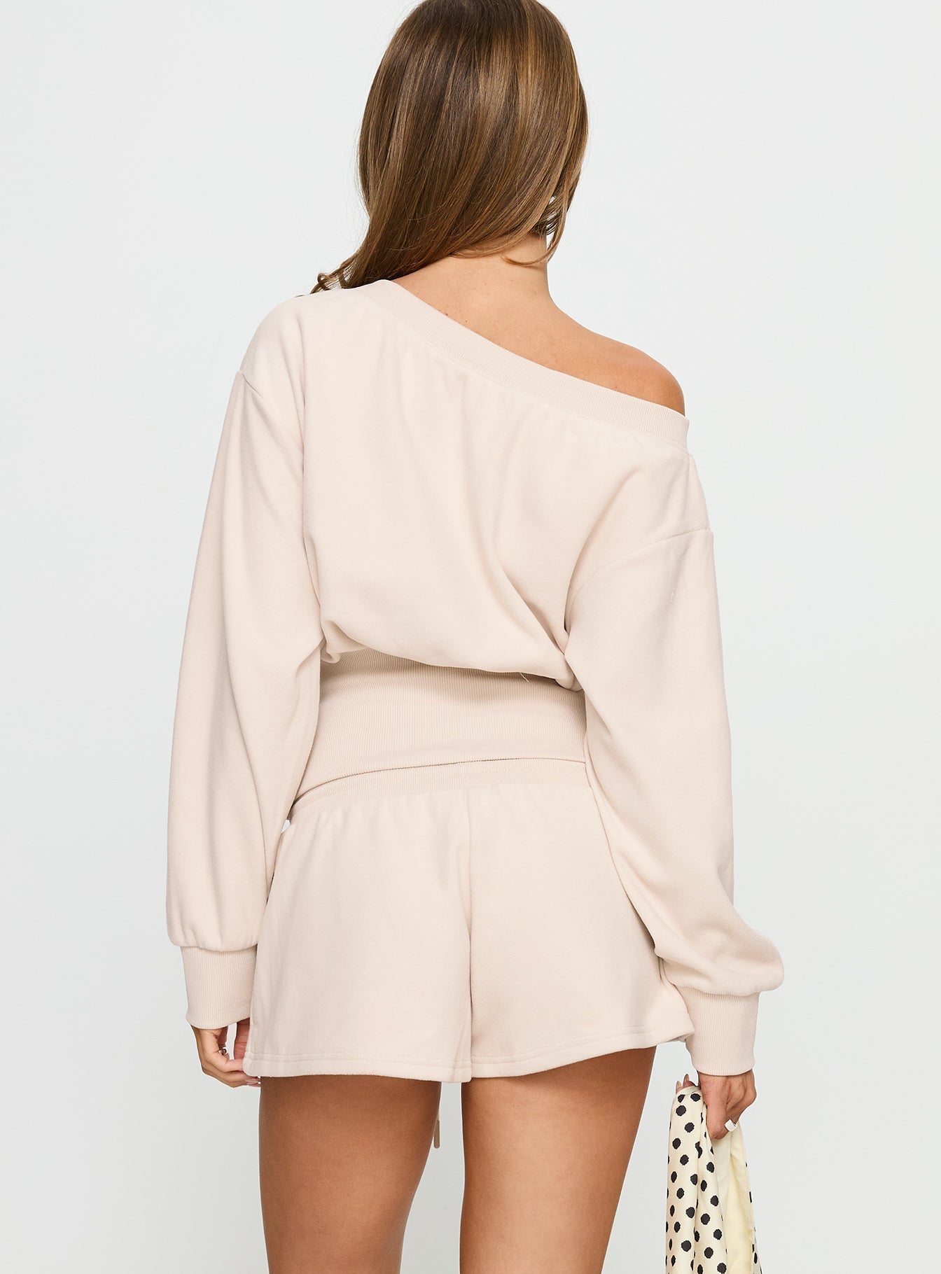 Aryn Longline Pocket Shorts Cream