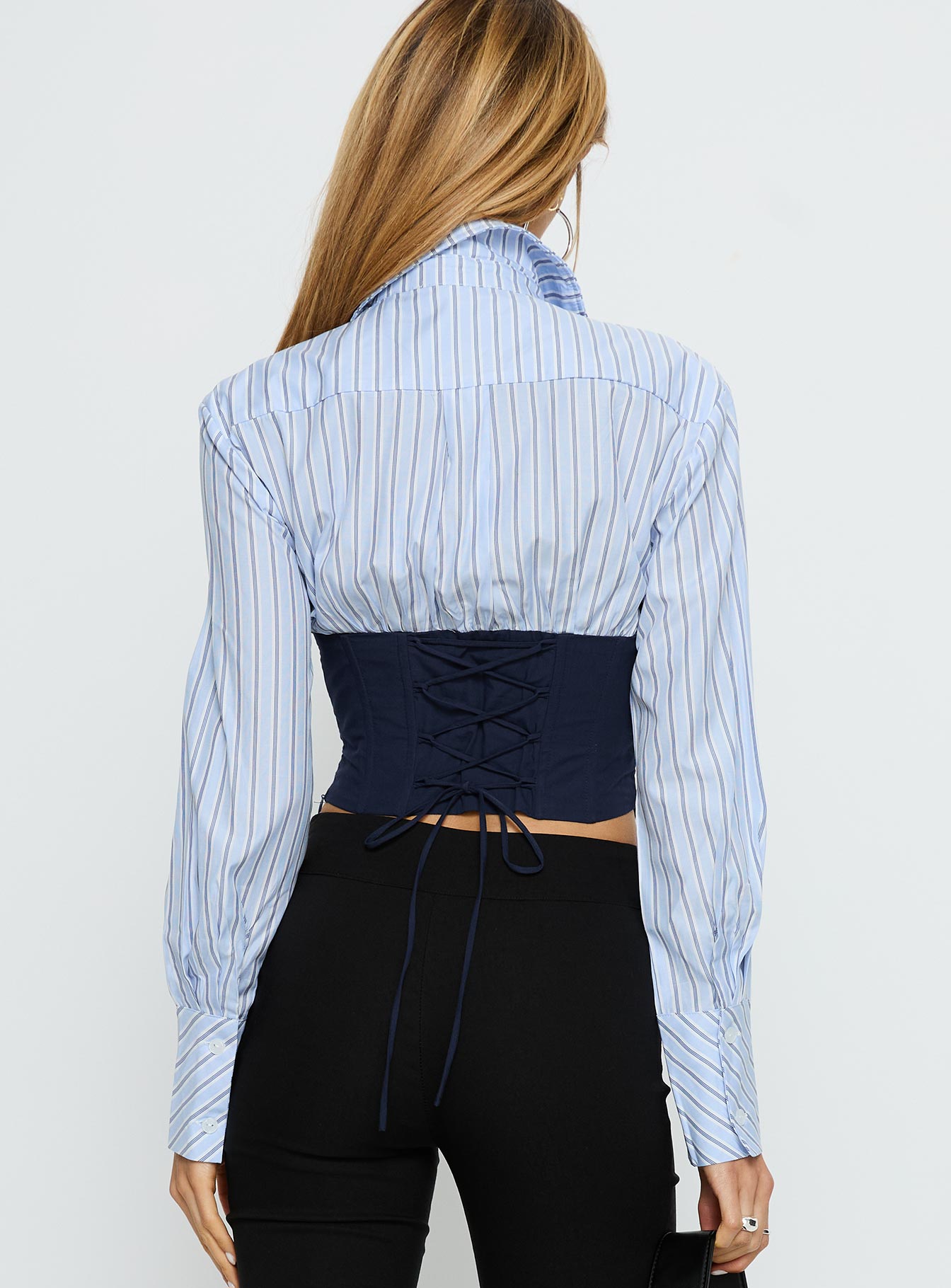 Darvell Corset Shirt Blue