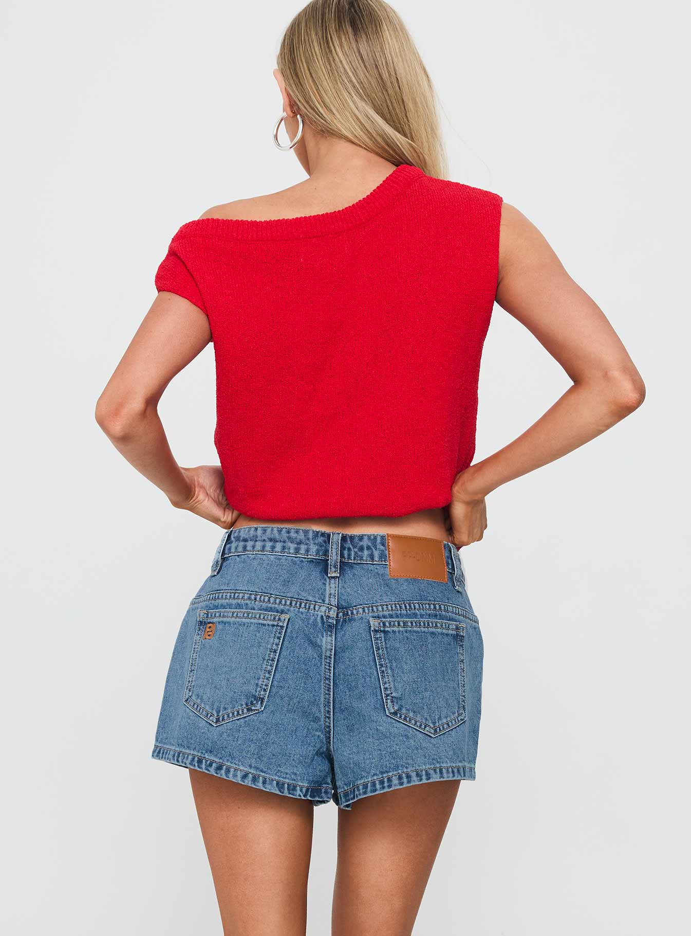 Dreamful Low Rise Mini Denim Short Light Wash