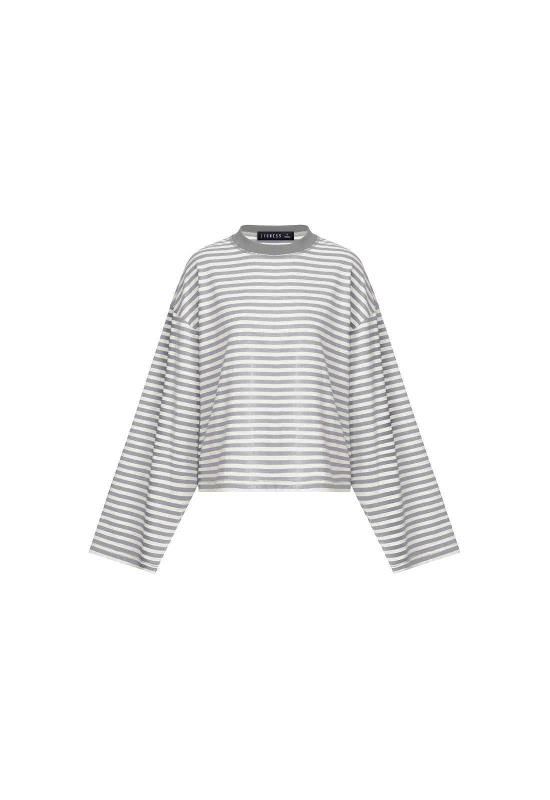 BLOOM LONG SLEEVE - ASH STRIPE