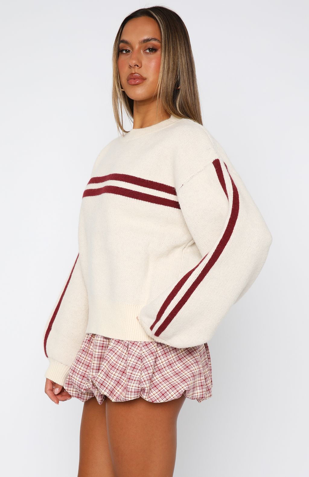 Bring Me Back Knit Sweater Cream