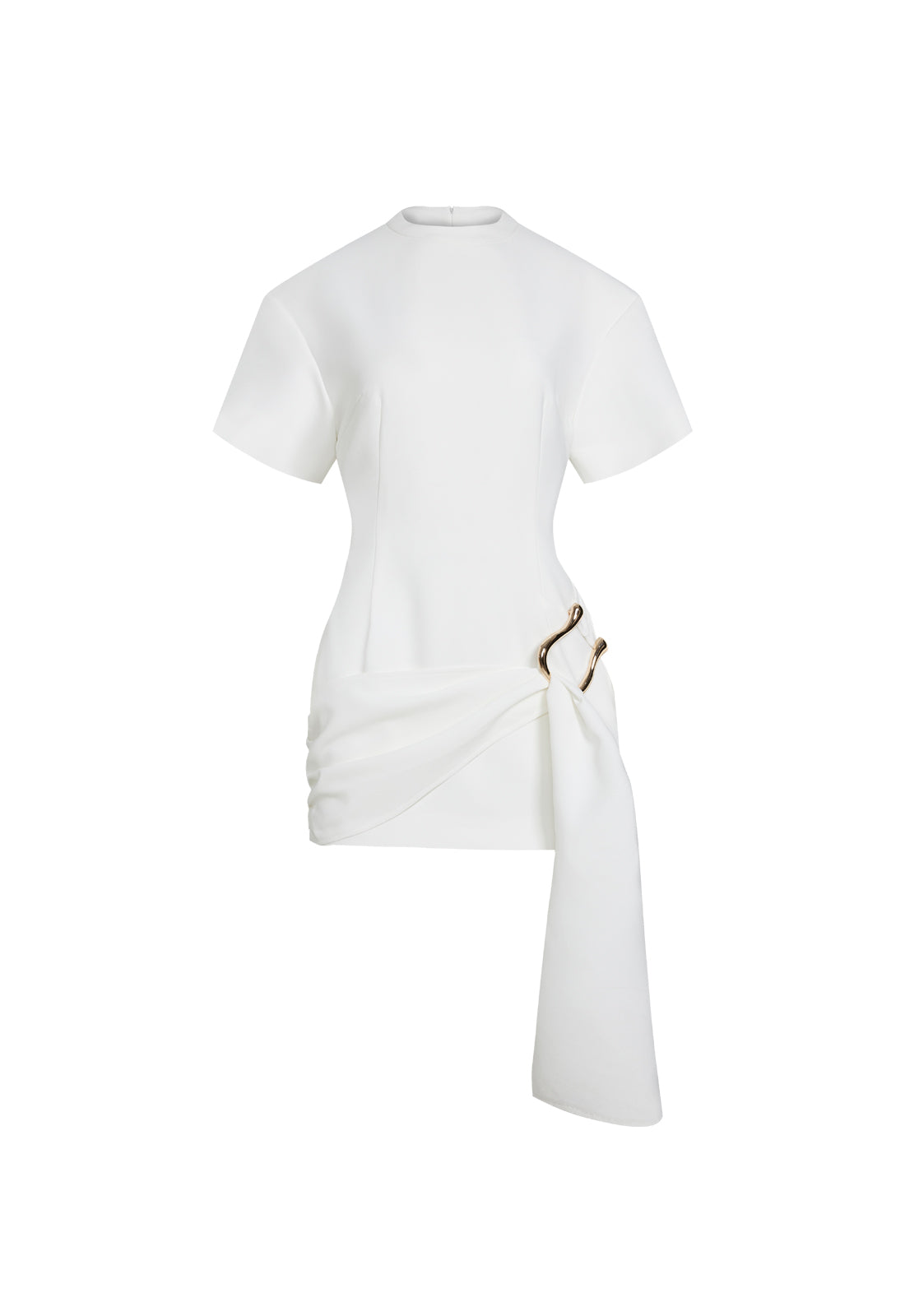 MARTINI MINI DRESS - PORCELAIN