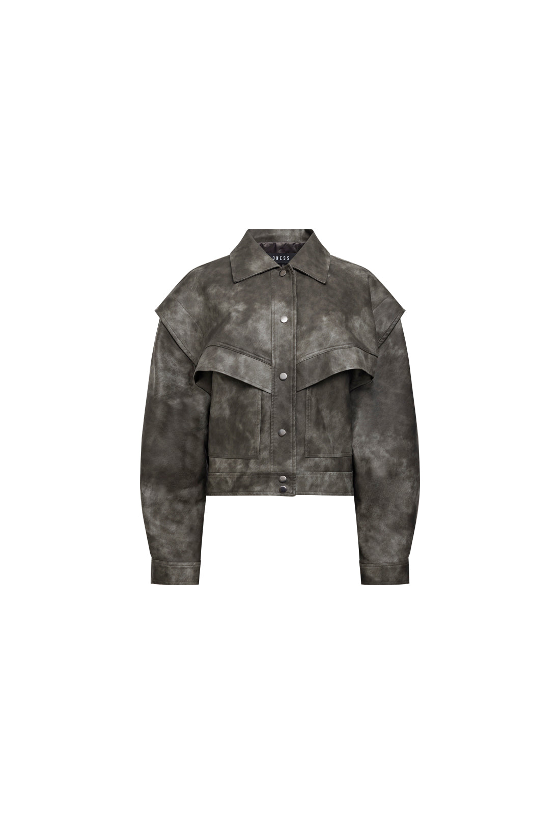 HAILEY BOMBER  - VINTAGE ONYX