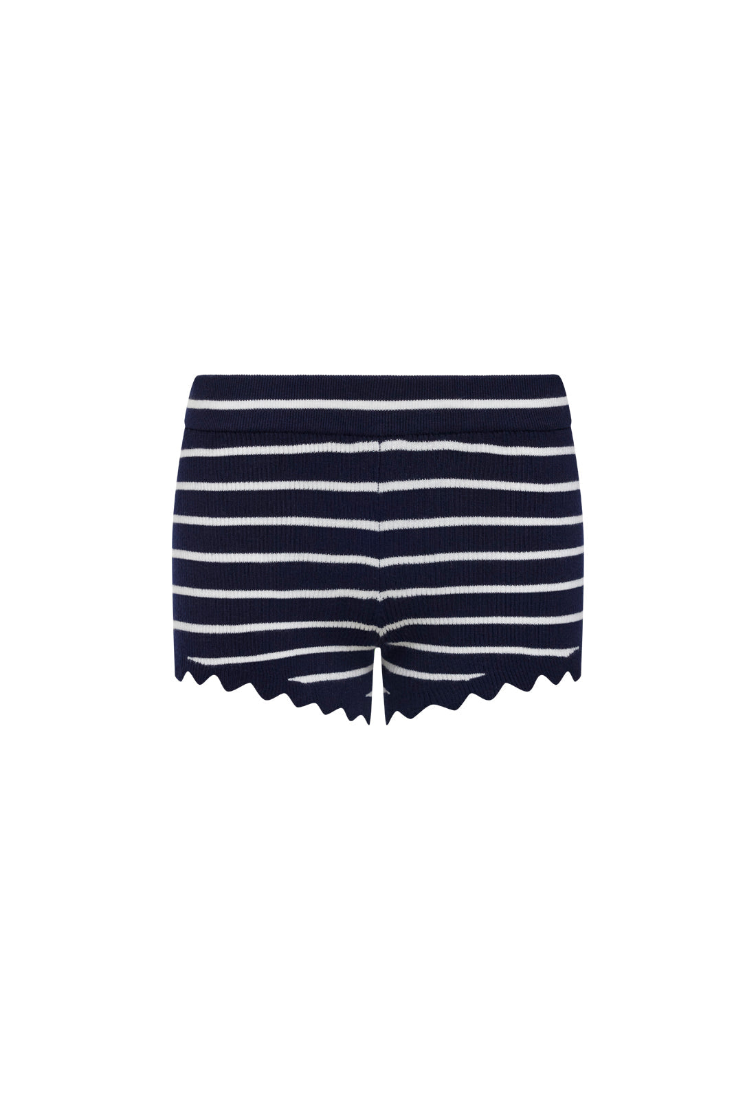DOLLHOUSE KNIT SHORT - NAVY STRIPE