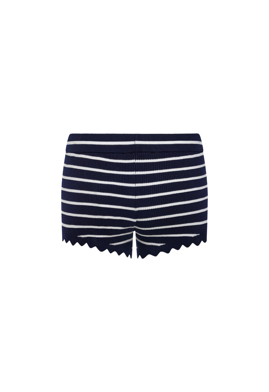 DOLLHOUSE KNIT SHORT - NAVY STRIPE