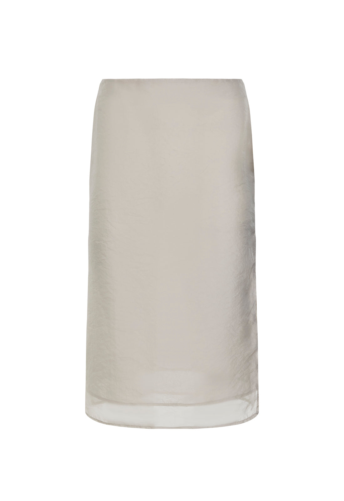 PARADISE MIDI SKIRT - OYSTER
