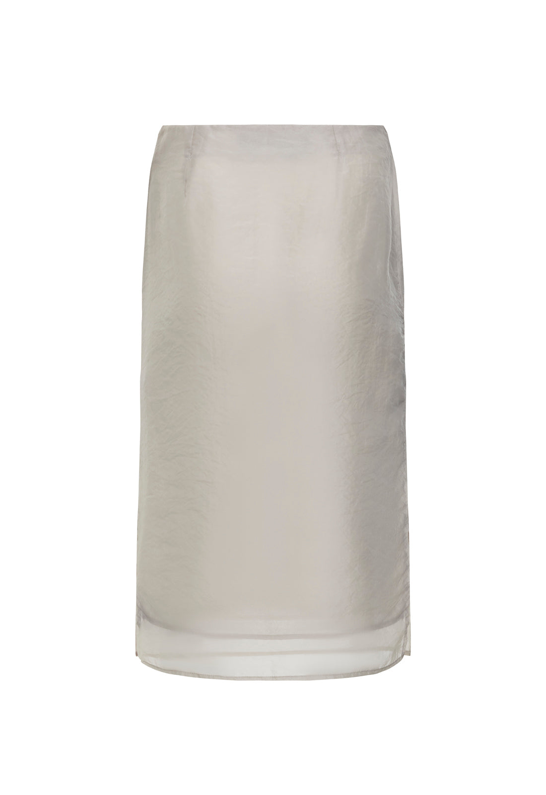 PARADISE MIDI SKIRT - OYSTER