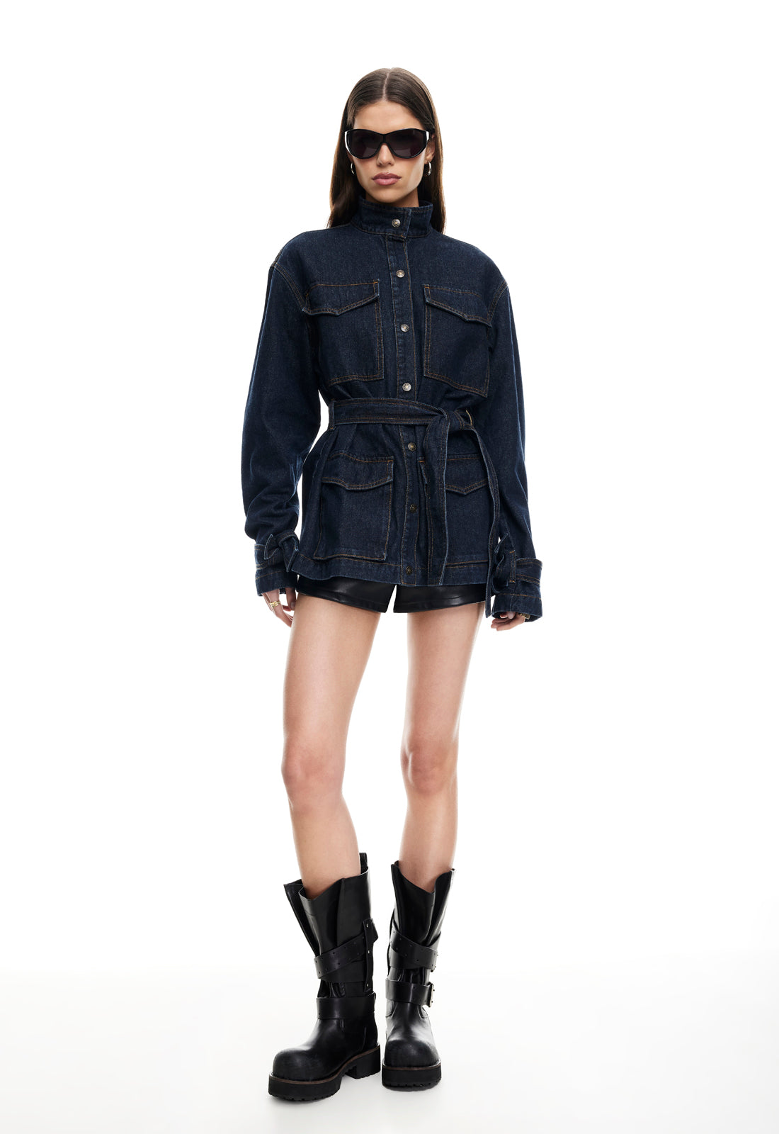 SWEETNESS OVERSHIRT - INDIGO