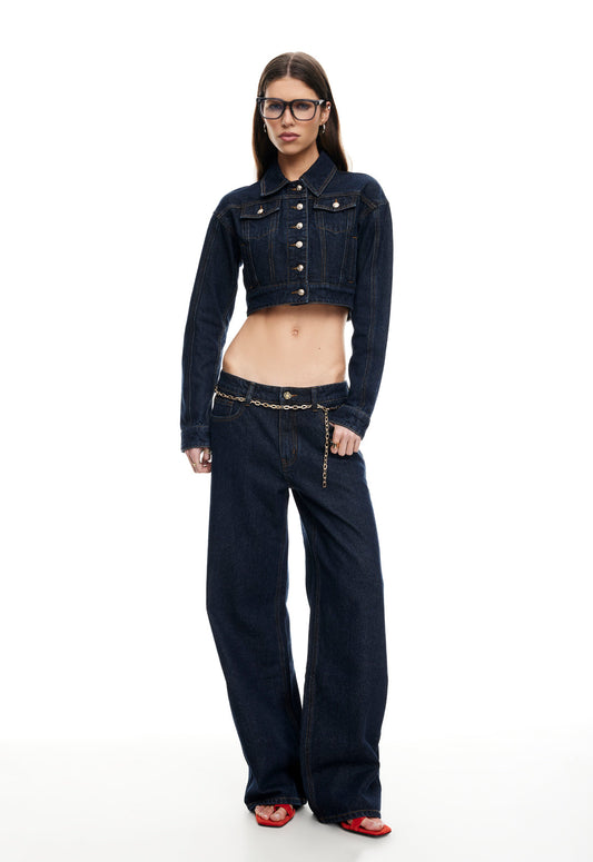 RISING JEAN - INDIGO