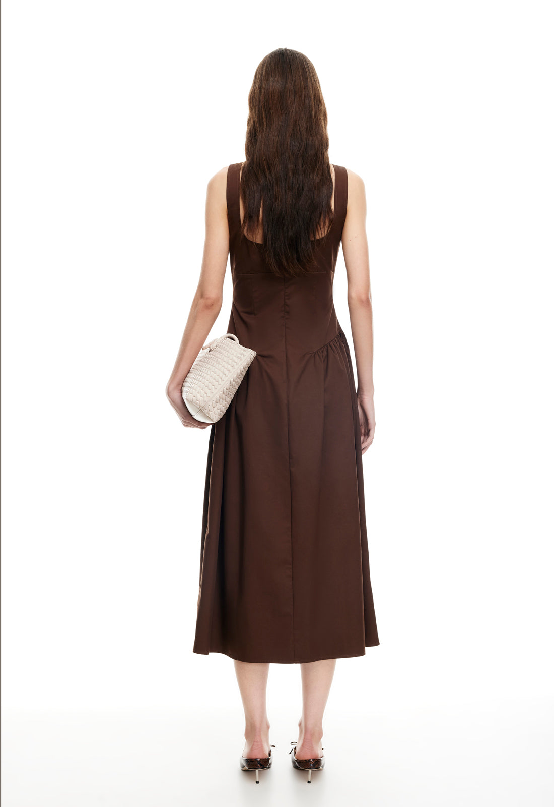 LUNA ROSA MAXI DRESS - CHOCOLATE