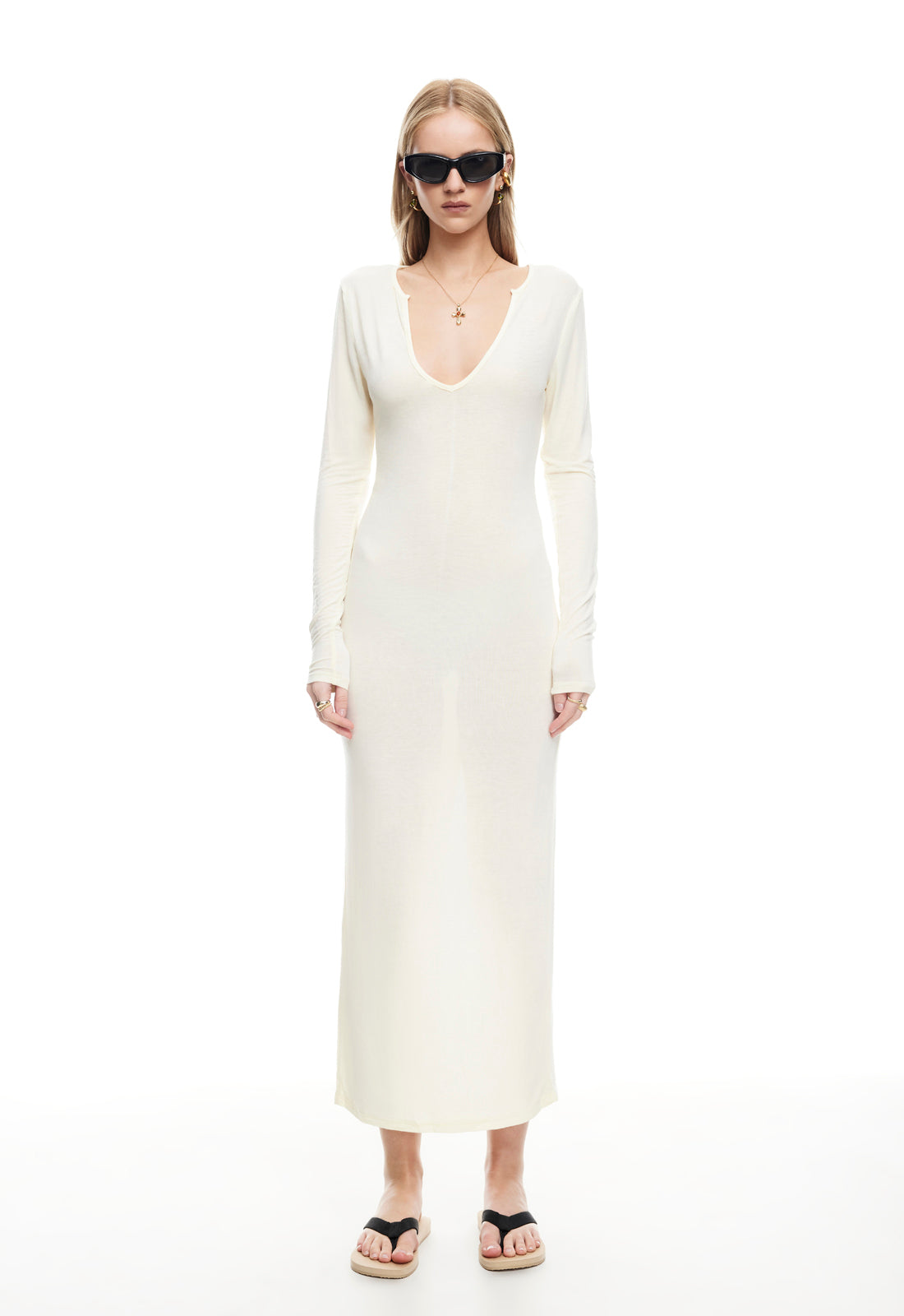 VACANZA MAXI DRESS - BUTTER