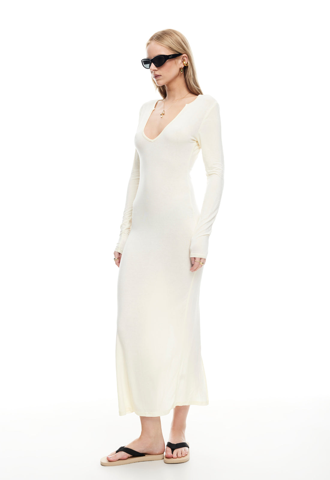 VACANZA MAXI DRESS - BUTTER