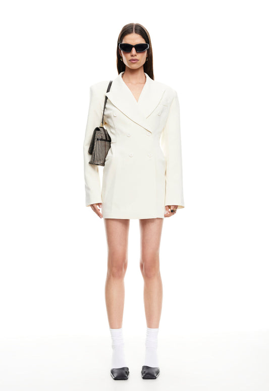 WIMBELDON MINI DRESS - CREAM