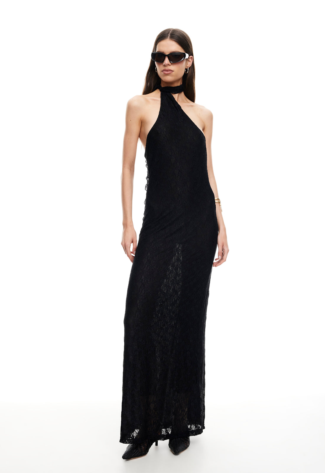 LUX LACE MAXI - NOIR