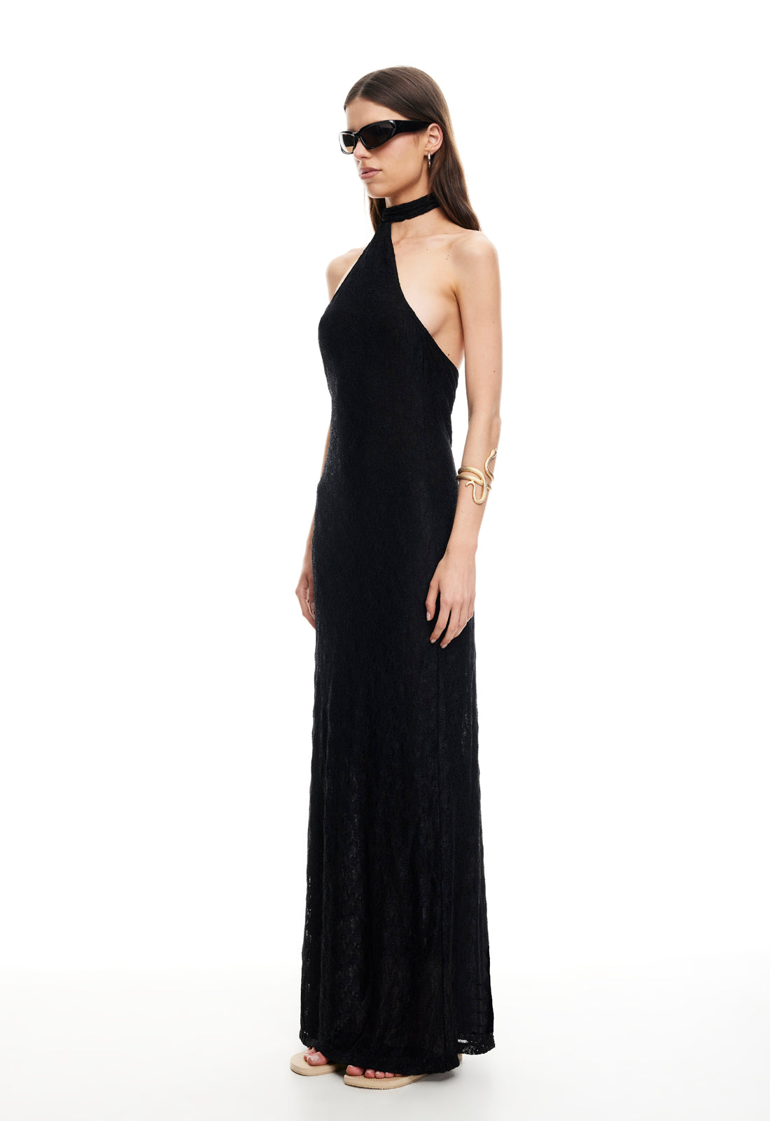 LUX LACE MAXI - NOIR