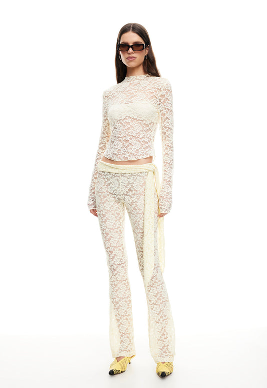 BUTTERFLY PANT - LEMONTINI LACE
