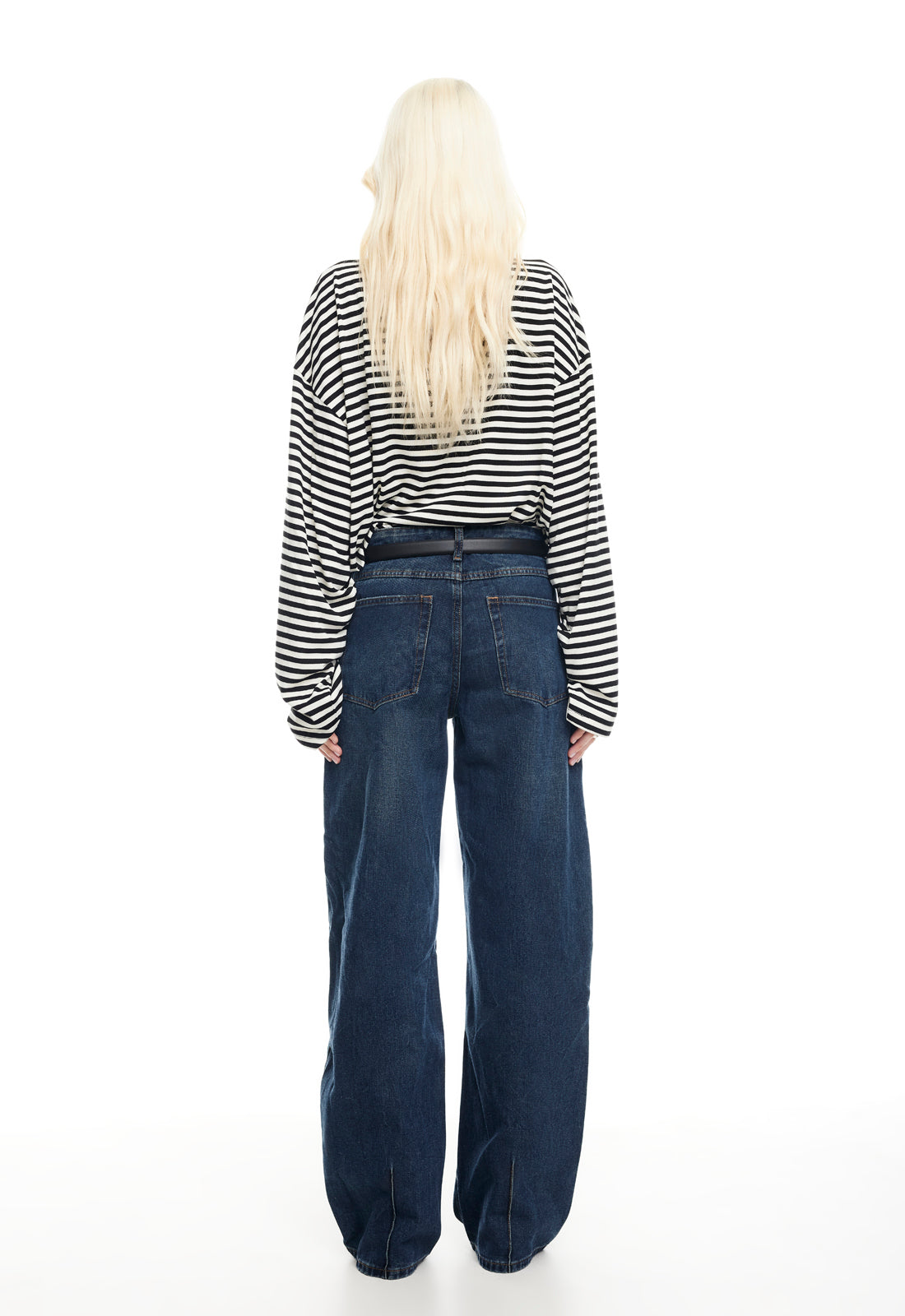 BLOOM LONG SLEEVE - ONYX STRIPE