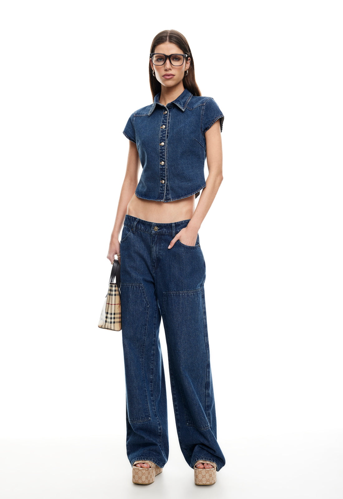 ANCHOR JEAN - MID BLUE