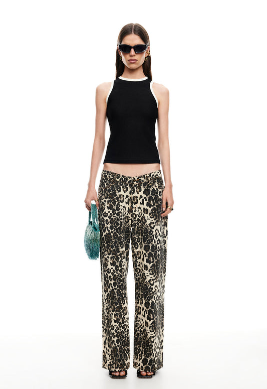 REBELS JEAN - LEOPARD