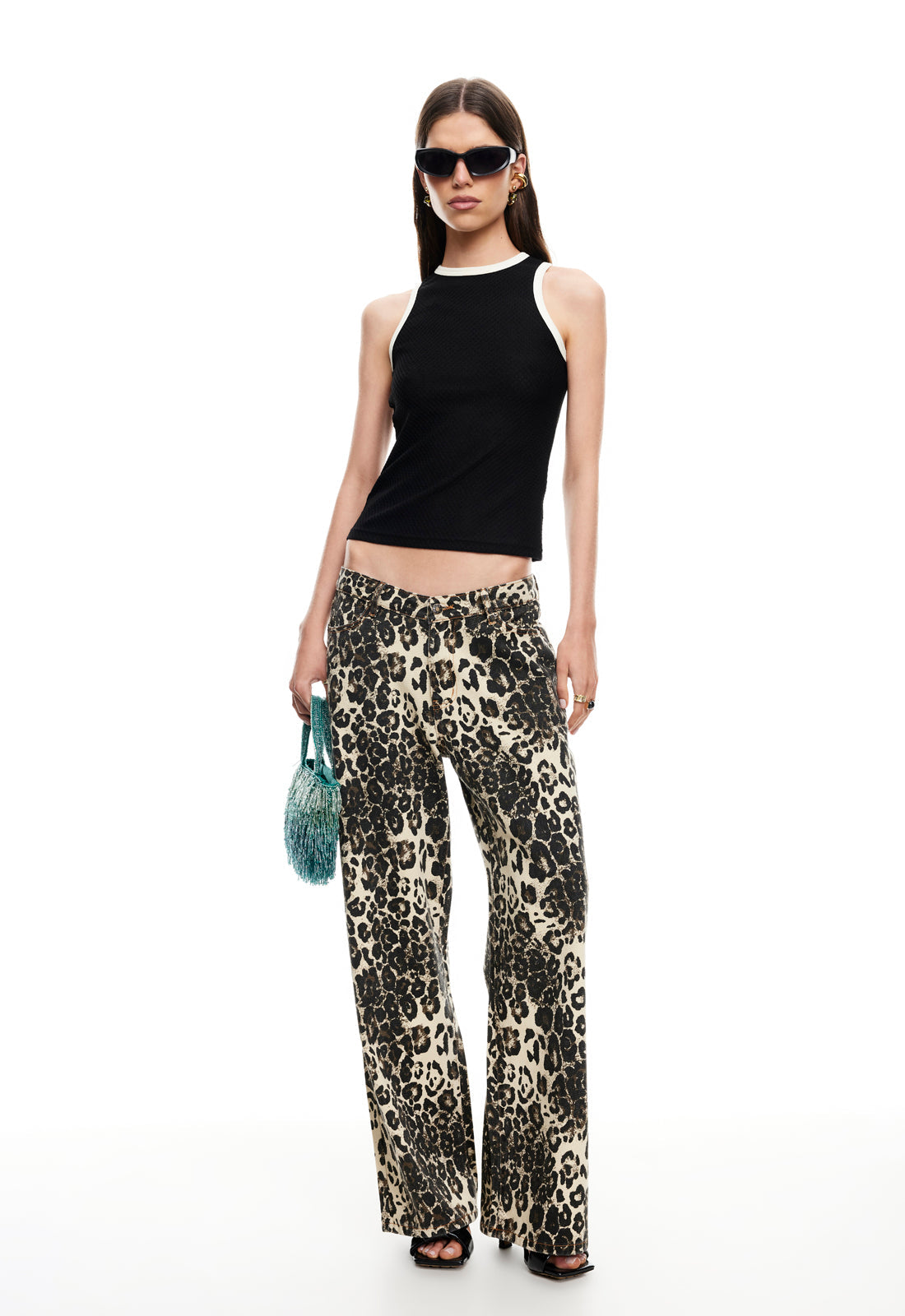 REBELS JEAN - LEOPARD
