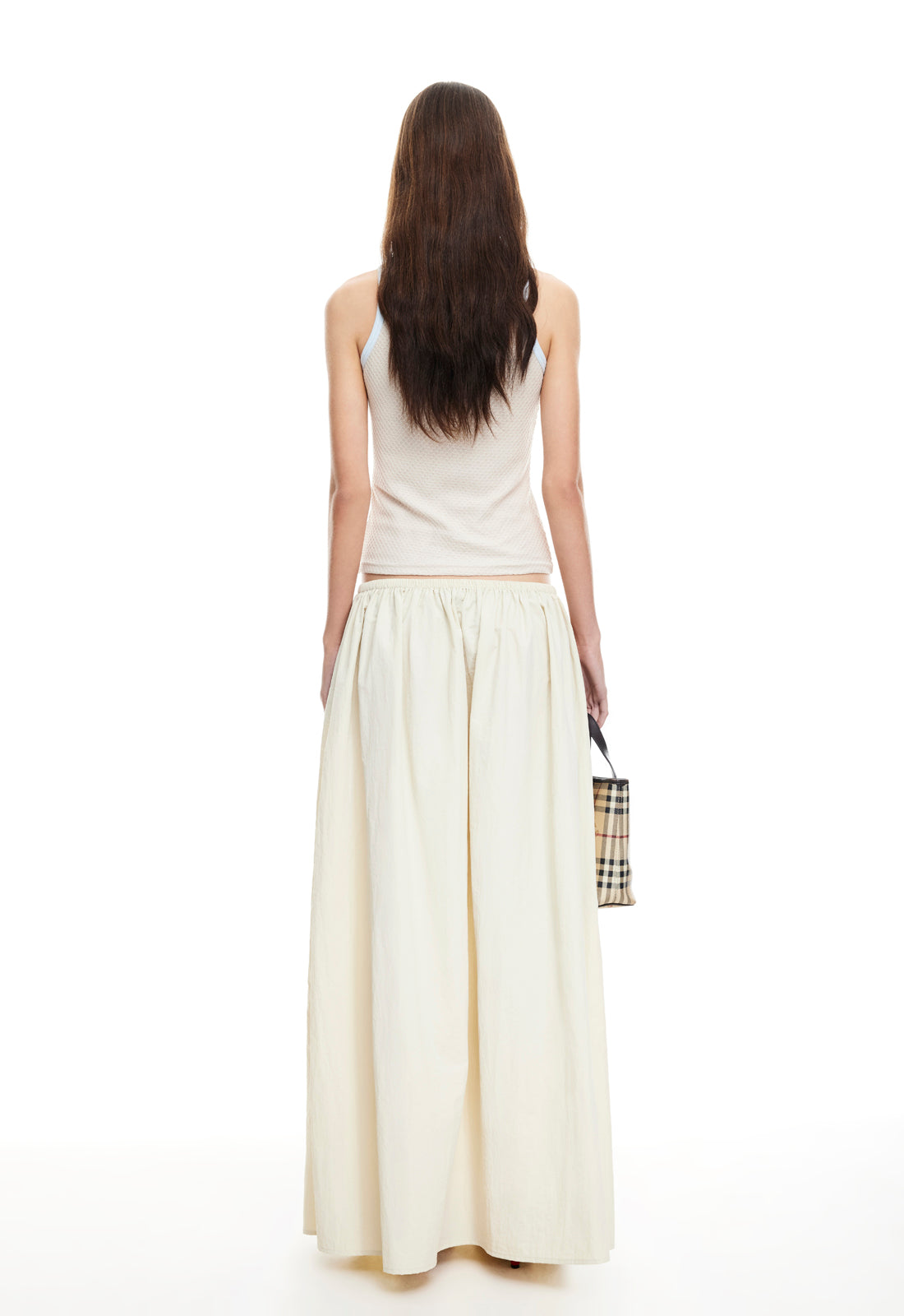 SWEET ESCAPE MAXI SKIRT - OYSTER