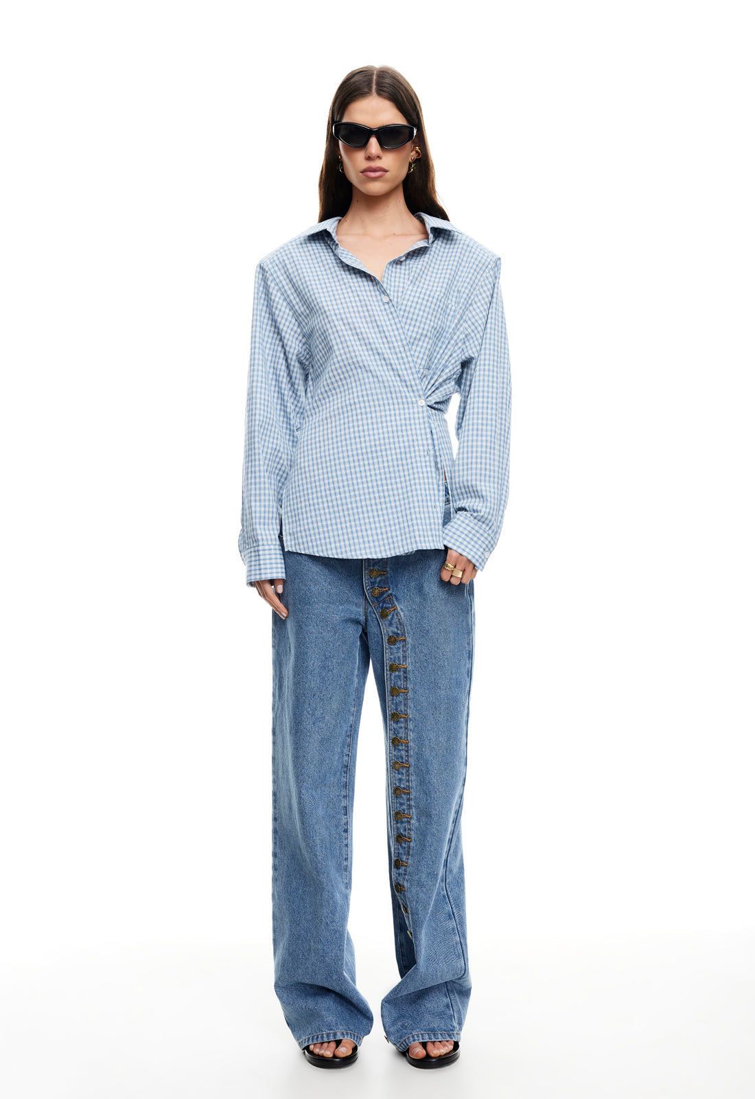 NOTTING HILL SHIRT - BABY BLUE CHECK