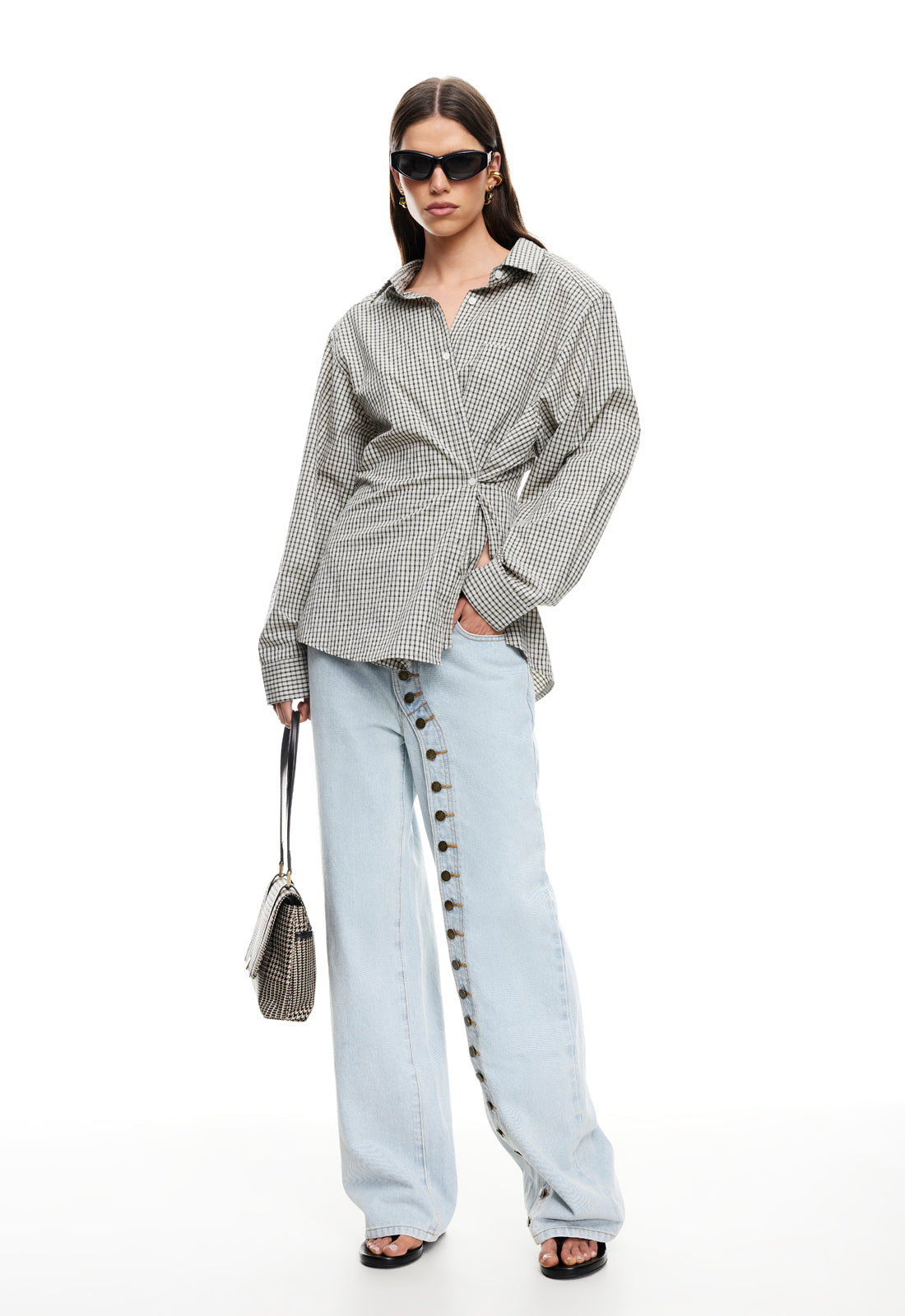 NOTTING HILL SHIRT - CREAM CHECK