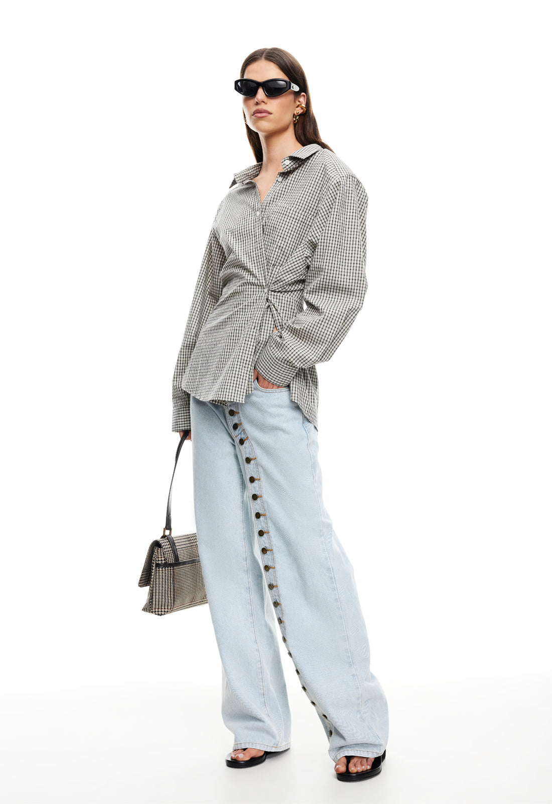 NOTTING HILL SHIRT - CREAM CHECK