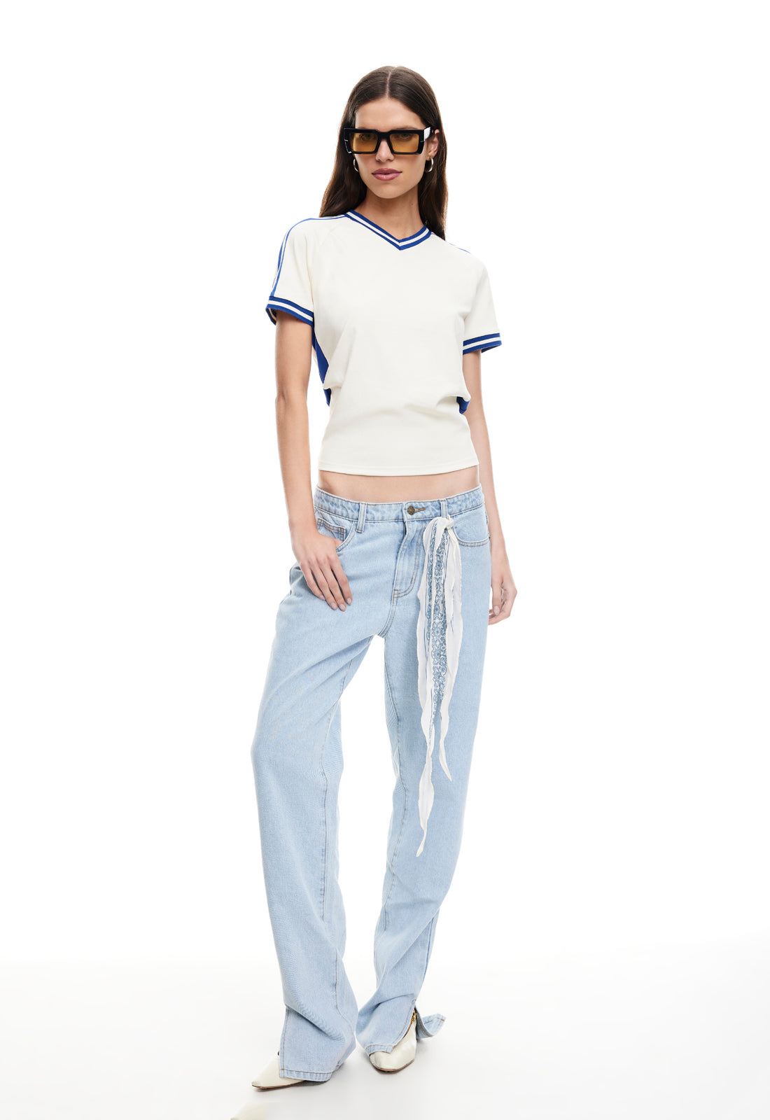 STARLET TEE - MIDNIGHT STRIPE