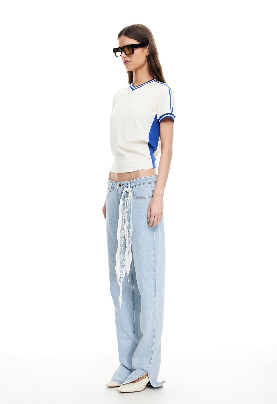 STARLET TEE - MIDNIGHT STRIPE