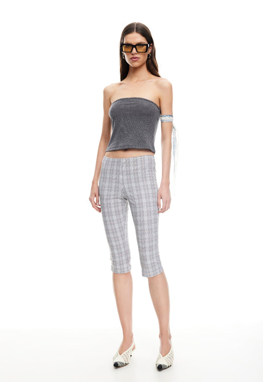 STARLET CAPRI - MOONLIGHT PLAID
