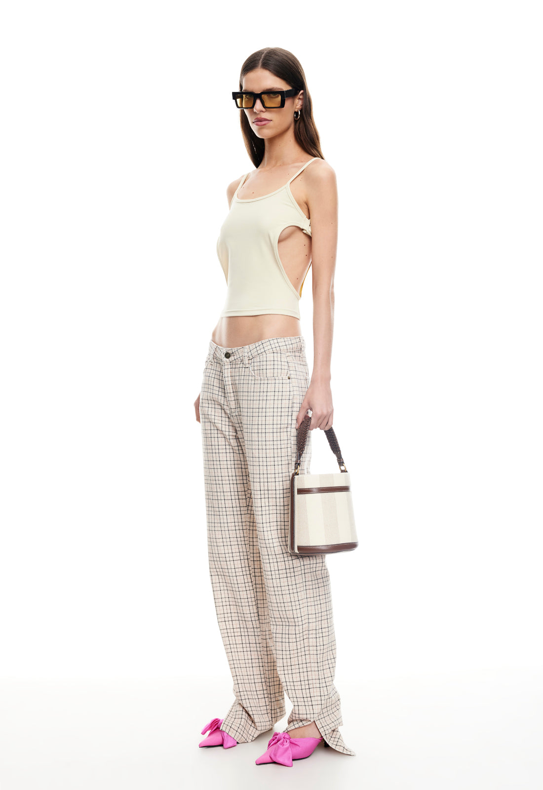 ALABAMA JEANS - ALMOND PLAID