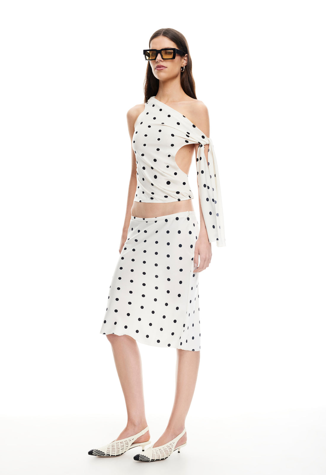 REVIVAL CAMI - CREAM POLKA