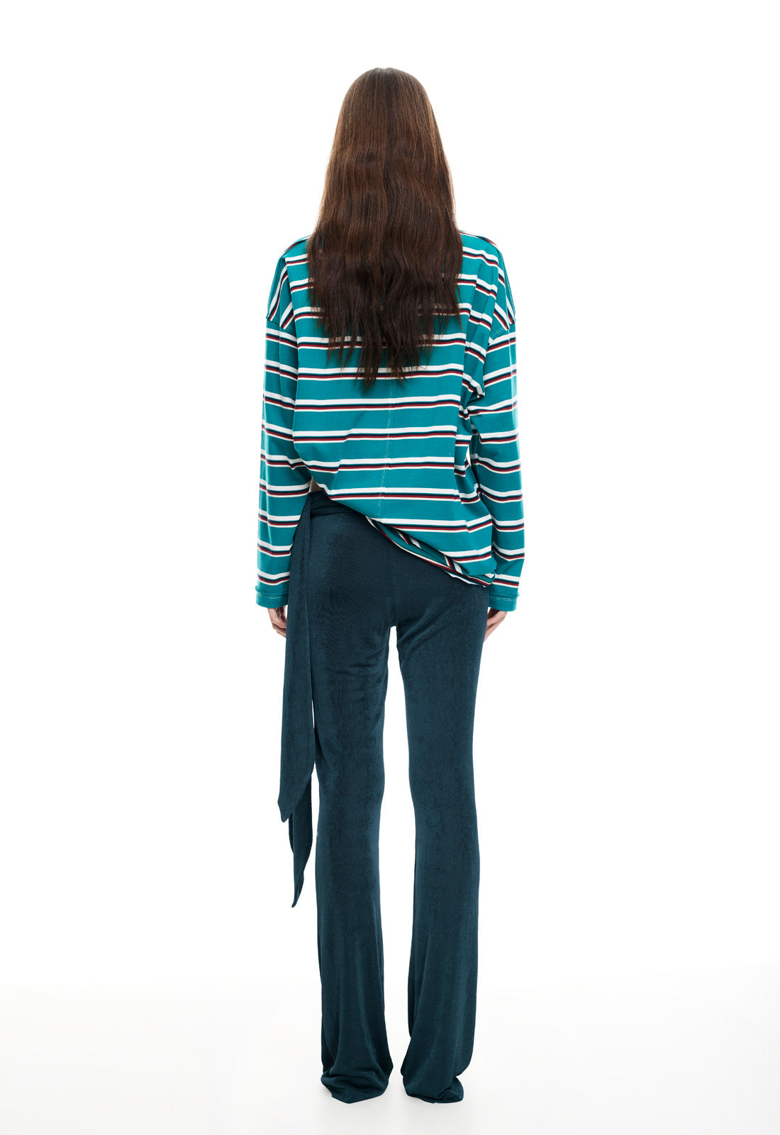 HORIZON LONG SLEEVE - FOREST STRIPE