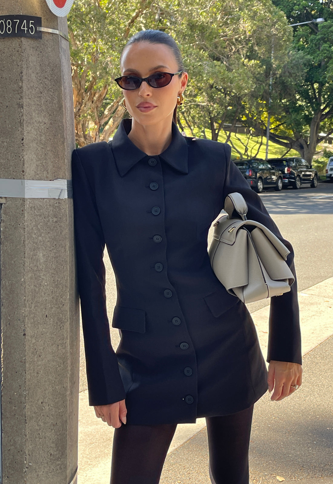 CHERI MINI DRESS - INK