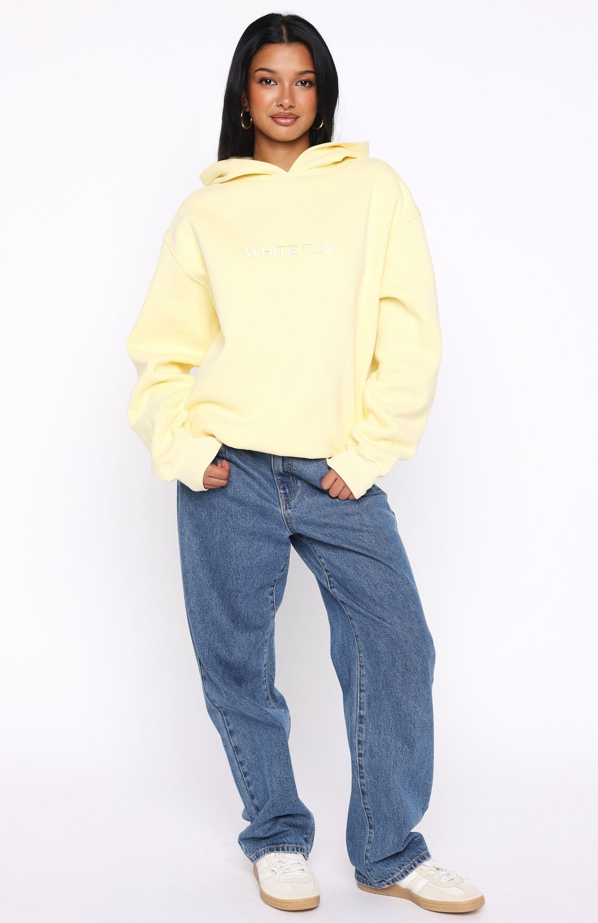 Stay Lifted Oversized Hoodie Lemon