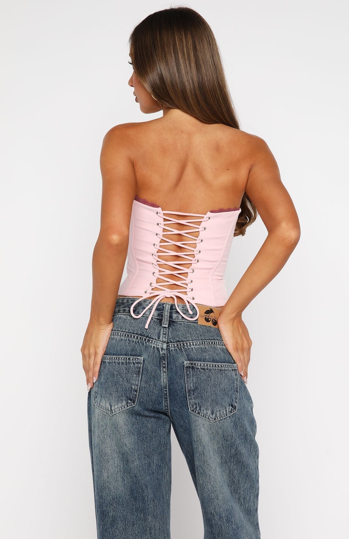 In My Mirror Bustier Baby Pink