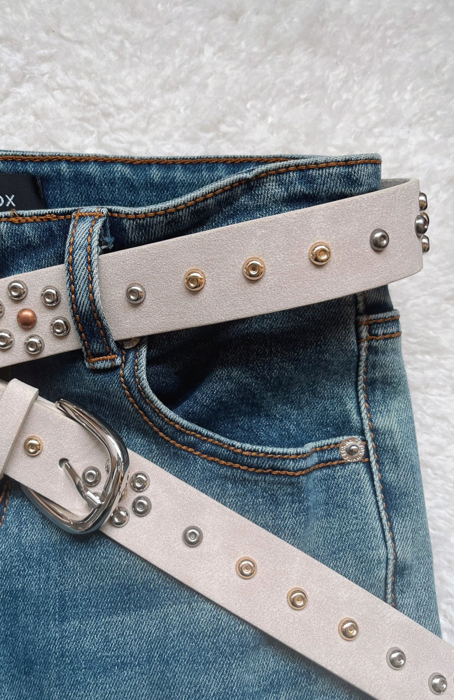 Liana Wrap Belt Taupe Faux Suede